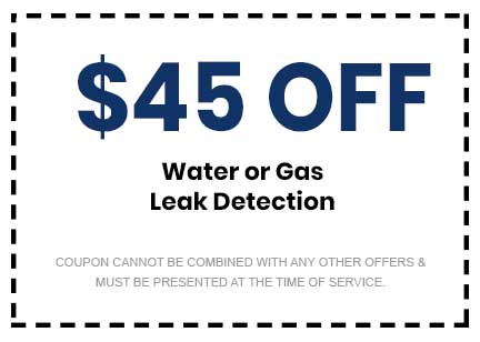 Discounts on Water or Gas Leak Detection